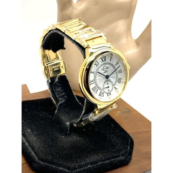 GV2 Gevril Women's Watch 12202B Rome Swiss Quartz Limited Edition Gold 3… - Picture 14 of 14